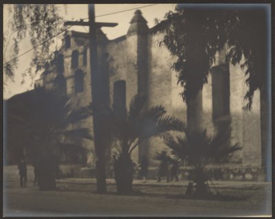 [Palmer foran Mission] af Louis Fleckenstein