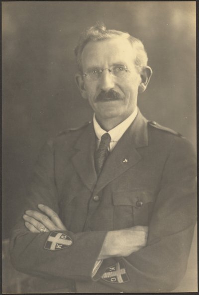 [Portræt af en militærpræst]. af Louis Fleckenstein