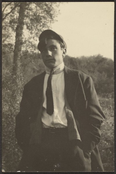 [Ung mand i marken] af Louis Fleckenstein