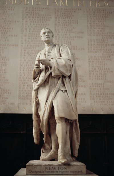Sir Isaac Newton (1642-1727) (marmor) af Louis Francois Roubillac
