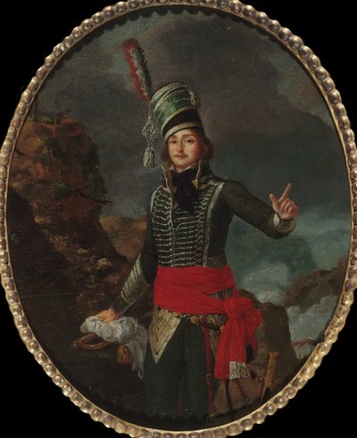 Portræt af general François Séverin Marceau-Desgraviers 1769-1796, ca. 1796. af Louis François Sergent Marceau