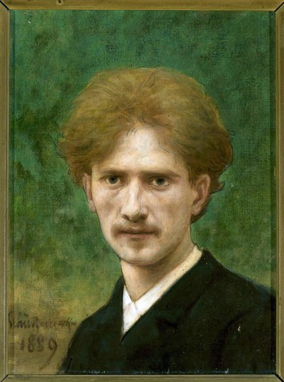 Portræt af Ignacy Jan Paderewski (1860-1941) af Schuetzenberger (Schutzenberg), Louis Frederic (1825-1903). Olie på lærred af Louis Frederic Schutzenberger