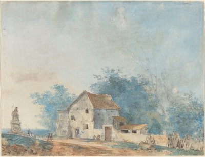 Landskab af Louis Gabriel Moreau the Elder
