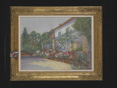 Villa In The Midi, ukendt dato (olie på lærred) af Louis Gaidan
