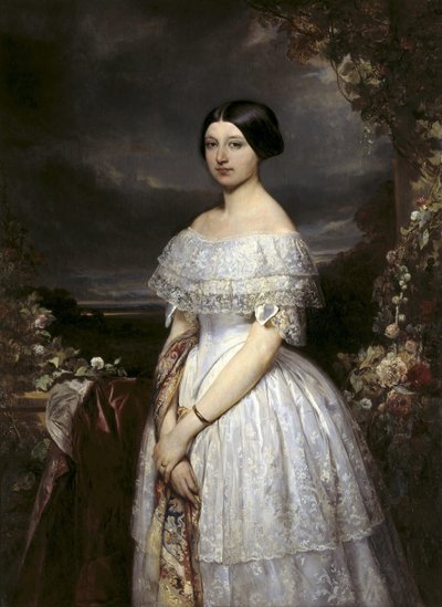 Portræt af Viscountess de Biolley af Louis Galnav