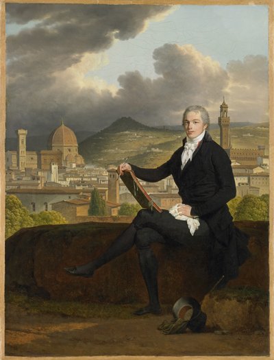 Portræt af Dr. Thomas Penrose, 1798 af Louis Gauffier