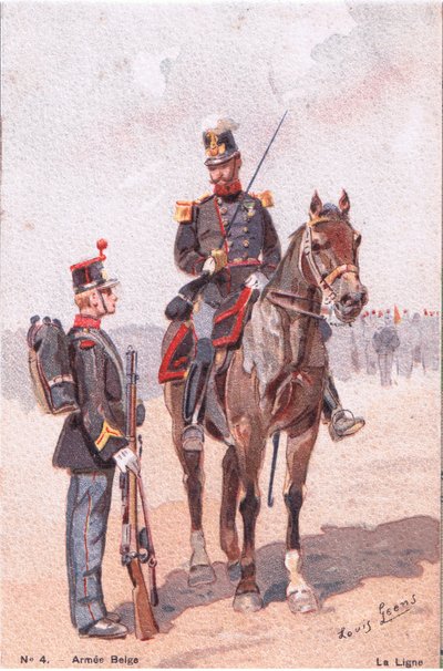 The Line, postkort, 1920