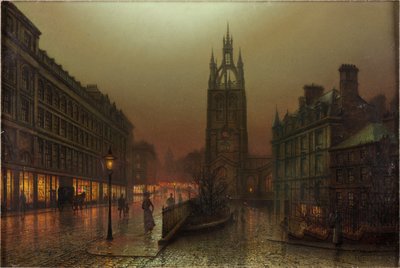 St Nicholas Street, Newcastle upon Tyne, 1902 af Louis Grimshaw