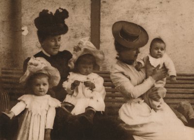 Kvinder og børn, 1937 af Louis Guichard