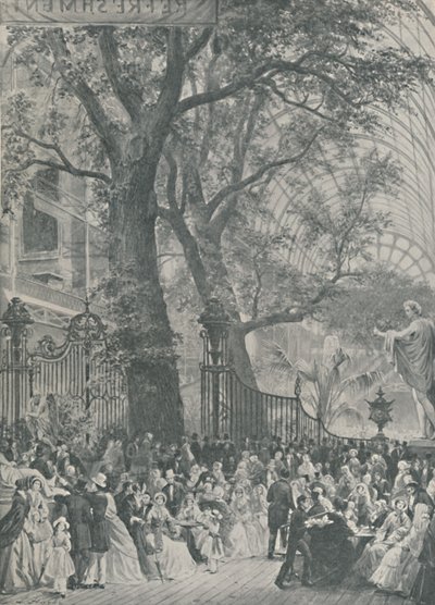 Ved den store udstilling, 1851, 1920 af Louis Haghe