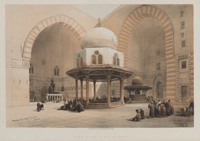Egypten og Nubien, bind III, nr. 8: Sultan Hassans moske, Kairo af Louis Haghe