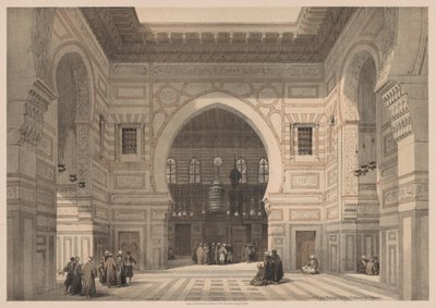 Egypten og Nubien: Bind III - nr. 36, det indre af sultanen El Ghorees moske af Louis Haghe
