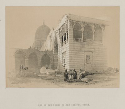 Egypten og Nubien, bind III: En af khalifernes grave, Cairo af Louis Haghe