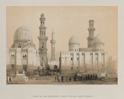 Egypten og Nubien, bind III: Memlooks grav, Cairo af Louis Haghe