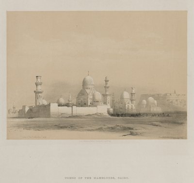Egypten og Nubien, bind III: Memlooks grave, Cairo, 1849. af Louis Haghe