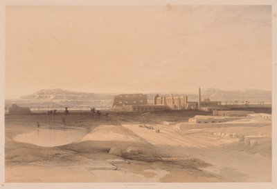 Egypten og Nubien: bind II - nr. 32, Karnak af Louis Haghe
