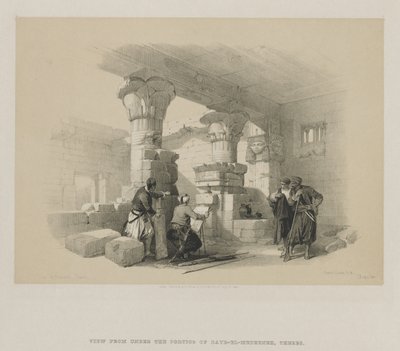 Egypten og Nubien, bind II: Dayr-El-Medeeneh, Theben, 1848. af Louis Haghe