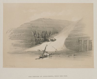 Egypten og Nubien, bind II: Udgravede templer i Abu Simbel, Nubien af Louis Haghe