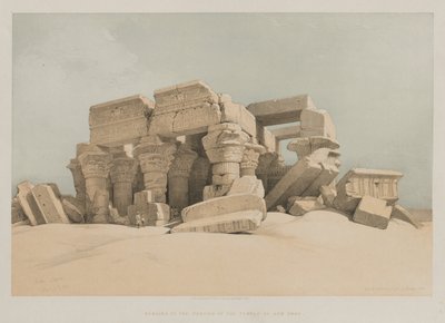 Egypten og Nubien, bind II: Kom-Ombo af Louis Haghe