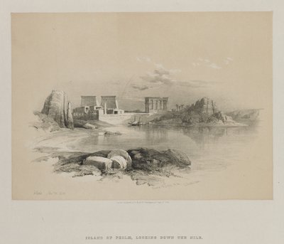 Egypten og Nubien, bind II: Philae af Louis Haghe