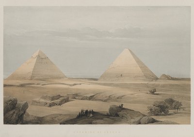 Egypten og Nubien, bind II: Pyramids of Geezeh af Louis Haghe