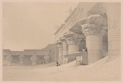 Egypten og Nubien: bind I - nr. 10, Edfou af Louis Haghe