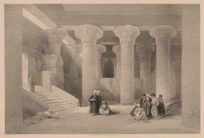 Egypten og Nubien: Bind I - nr. 24, Templet i Esneh af Louis Haghe