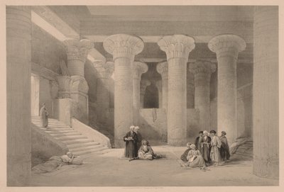 Egypten og Nubien: bind I - nr. 24, Templet i Esneh, 1838. af Louis Haghe