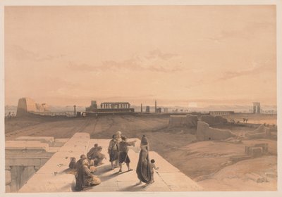 Egypten og Nubien: Bind I - nr. 38, Karnak ruiner af Louis Haghe