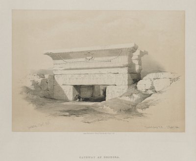 Egypten og Nubien, bind I: Dendera af Louis Haghe