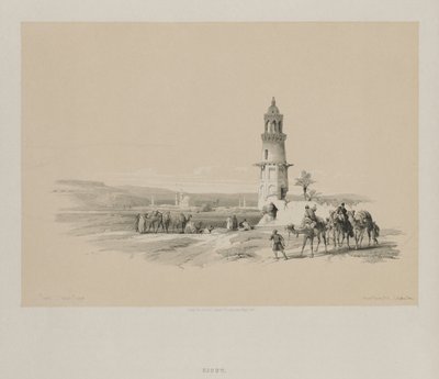Egypten og Nubien, bind I: Siout - Øvre Egypten, 1847. af Louis Haghe
