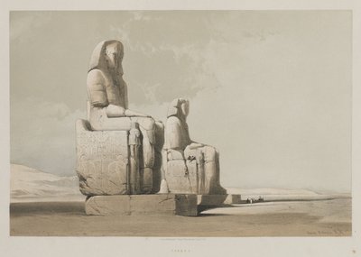 Egypten og Nubien, bind I: Theben af Louis Haghe
