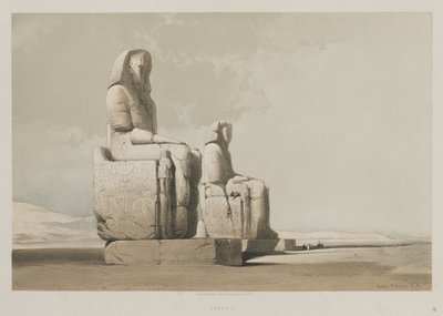 Egypten og Nubien, bind I: Theben, 1846. af Louis Haghe