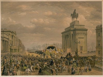 Begravelsen af hertugen af Wellington af Louis Haghe