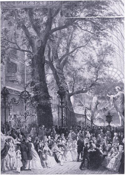 Interiør af den store internationale udstilling 1851, fra Cassell