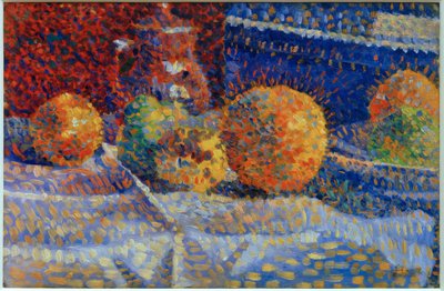 Stilleben med appelsiner af Louis Hayet