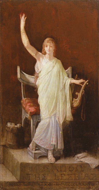 Sappho, 1888 af Louis Hector Leroux