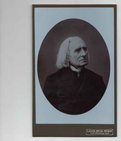 Franz Liszt (1811-1886) (1880, fotografi) af Louis Held