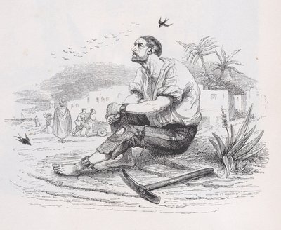Svalerne fra The Complete Works of Béranger, 1836. Skabere: Louis-Henri Brevière, Cesar-Auguste Hebert. af Louis Henri Brevière, Cesar Auguste Hebert