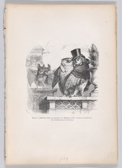 Hertuginden synger en nocturne med hertugen... fra Scener fra Privaten og..., ca. 1837-47. af Louis Henri Brévière