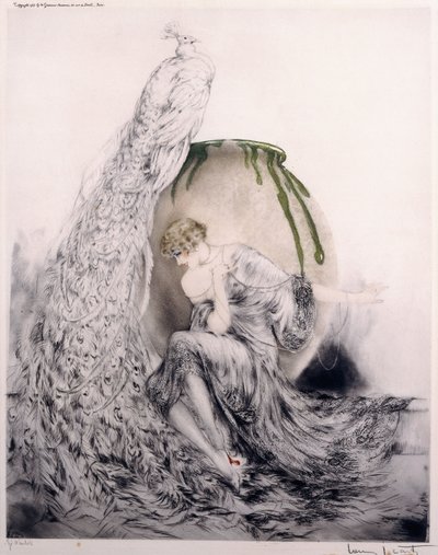 Påfugl af Louis Icart