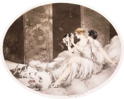 Små Hunde af Louis Icart