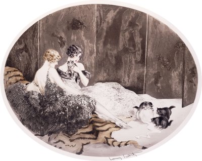 Spildt mælk af Louis Icart