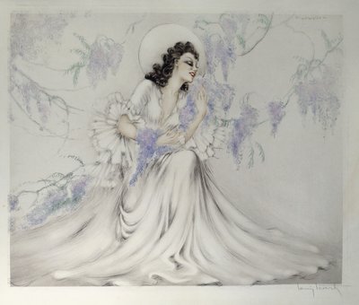 Wisteria af Louis Icart