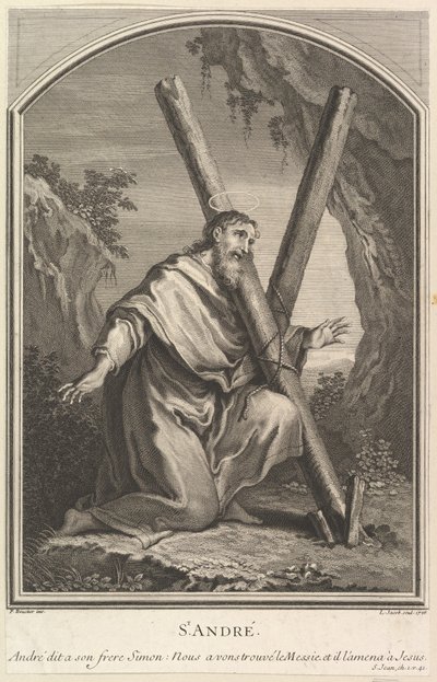 Sankt Andreas, 1726. af Louis Jacob