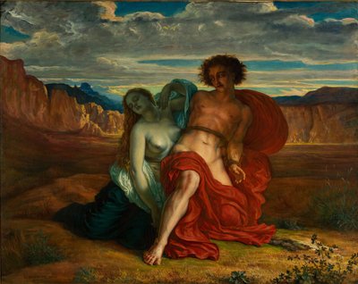 Torturen af Mezentius, 1864 af Louis Janmot