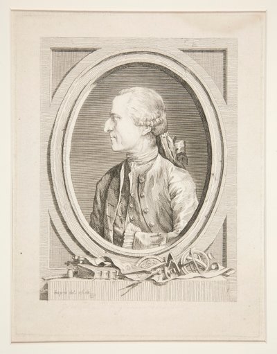 Portræt af Antoine de Ch?sie af Louis Jean Desprez