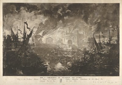 Fangen af Selinus af Hannibal.n.d. af Louis Jean Desprez