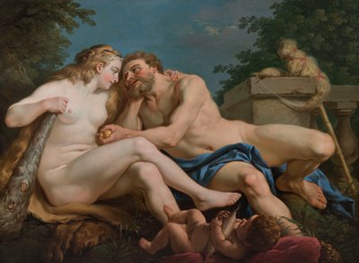 Hercules og Omphale af Louis Jean François Lagrenée