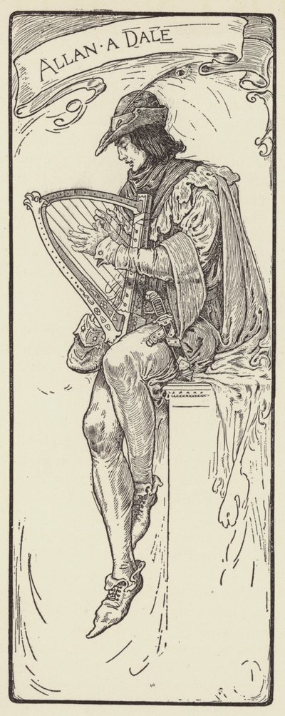 Allan en Dale af Louis John Rhead